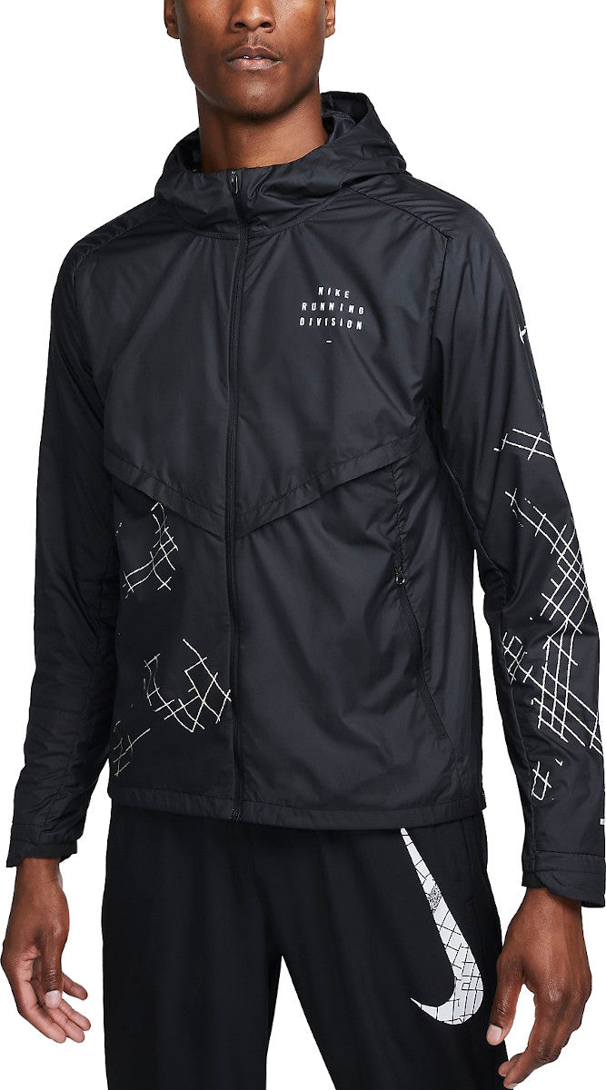 Nike Running Division Jacket Men's Sports Pants Outdoor Fashion Running Fitness Comfortable Casual Woven Long Pants 1382119-001