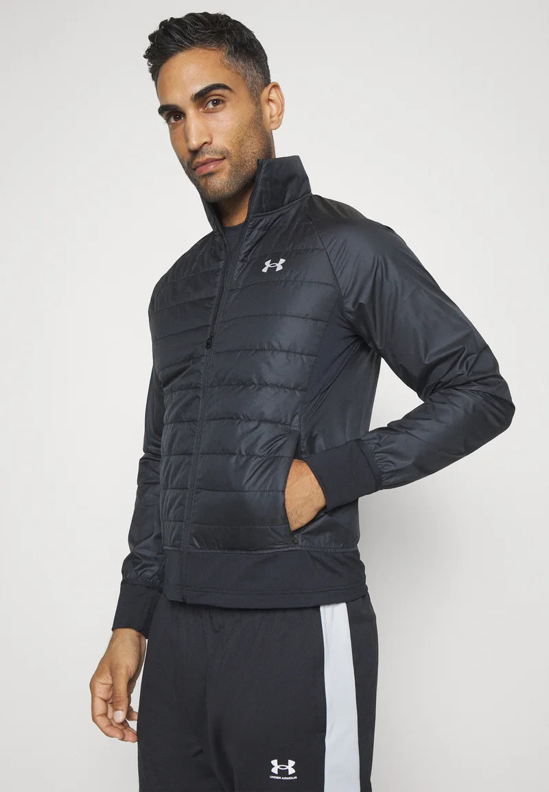 Under Armour ColdGear Reactor Jacket Fitness Training Running Trousers Breathable Casual Pants Lightweight Plaid Sports Pants 1390151-025
