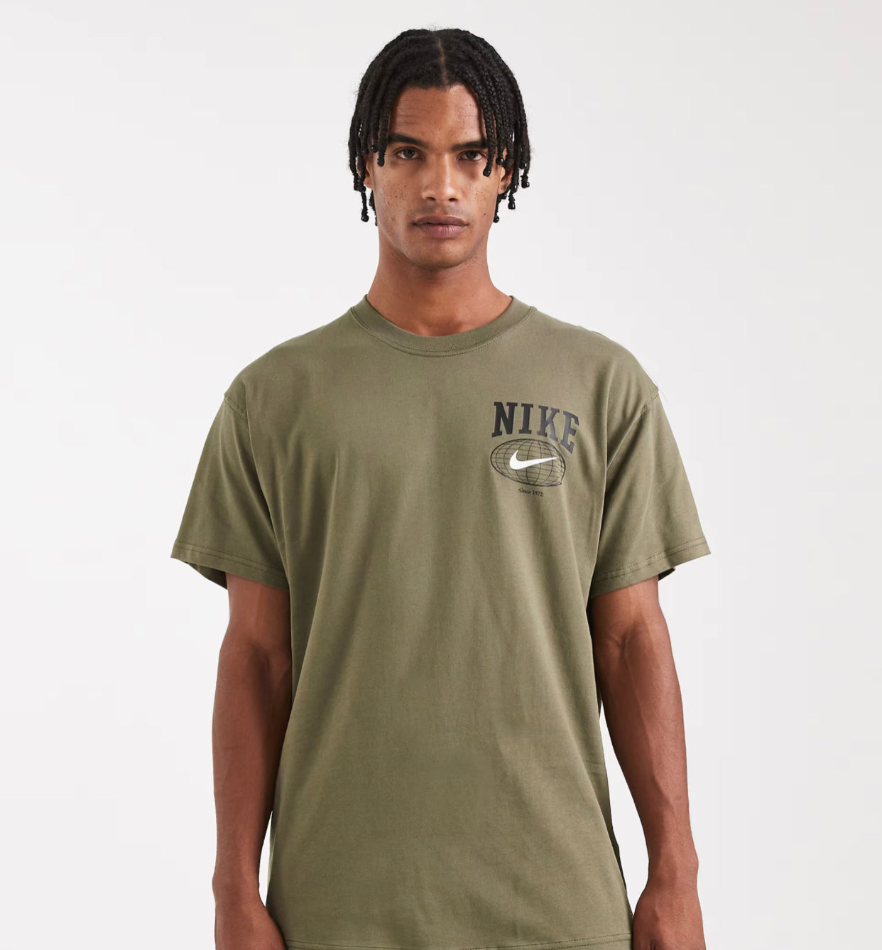Nike Sportswear T-Shirt – Olive Globe Rival Sport