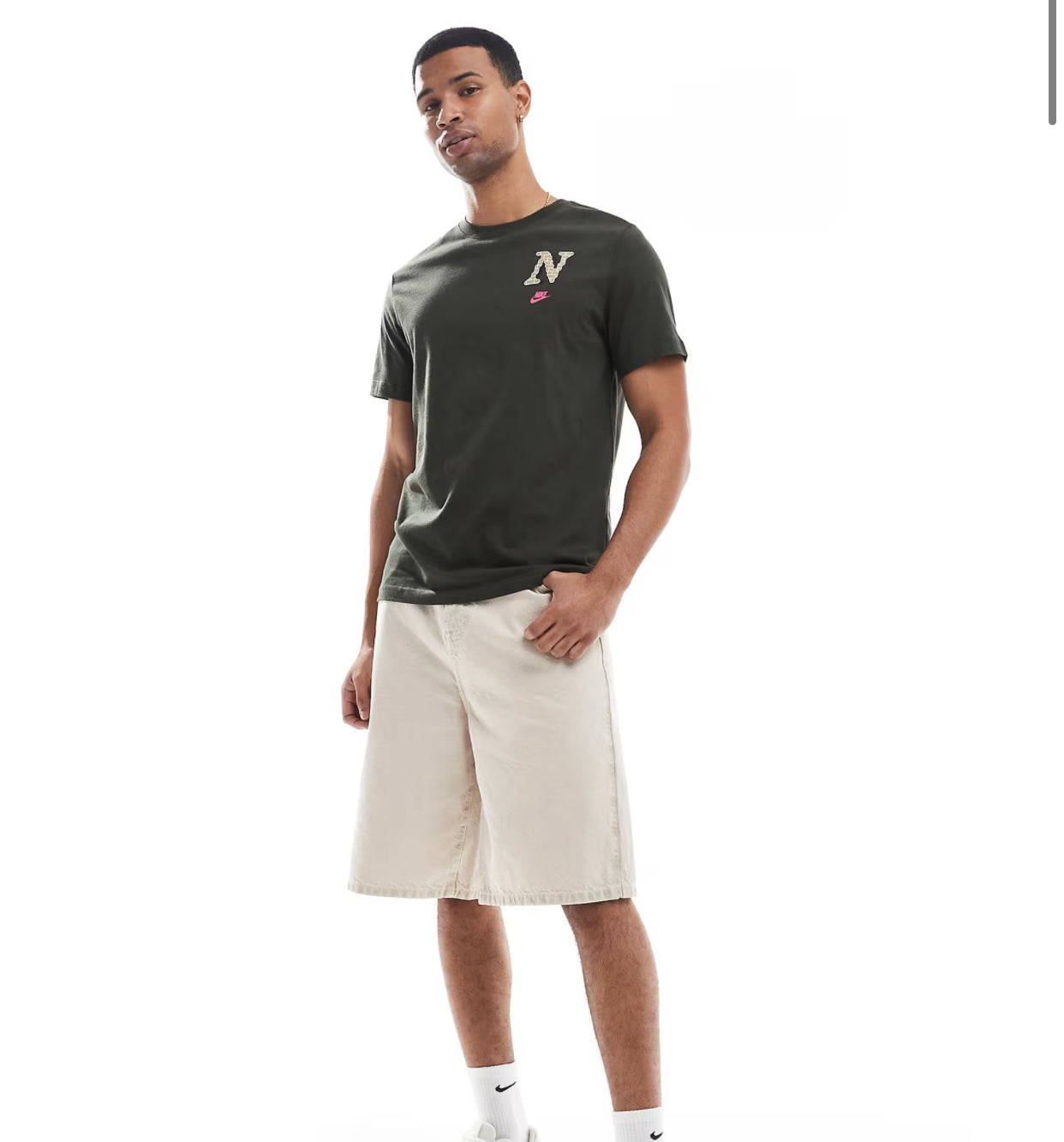 Nike Sportswear T-Shirt – Beaver Swoosh In stock shipping in 48 hours black High quality men's sleeveless windproof vest lightweight breathable quick-drying
