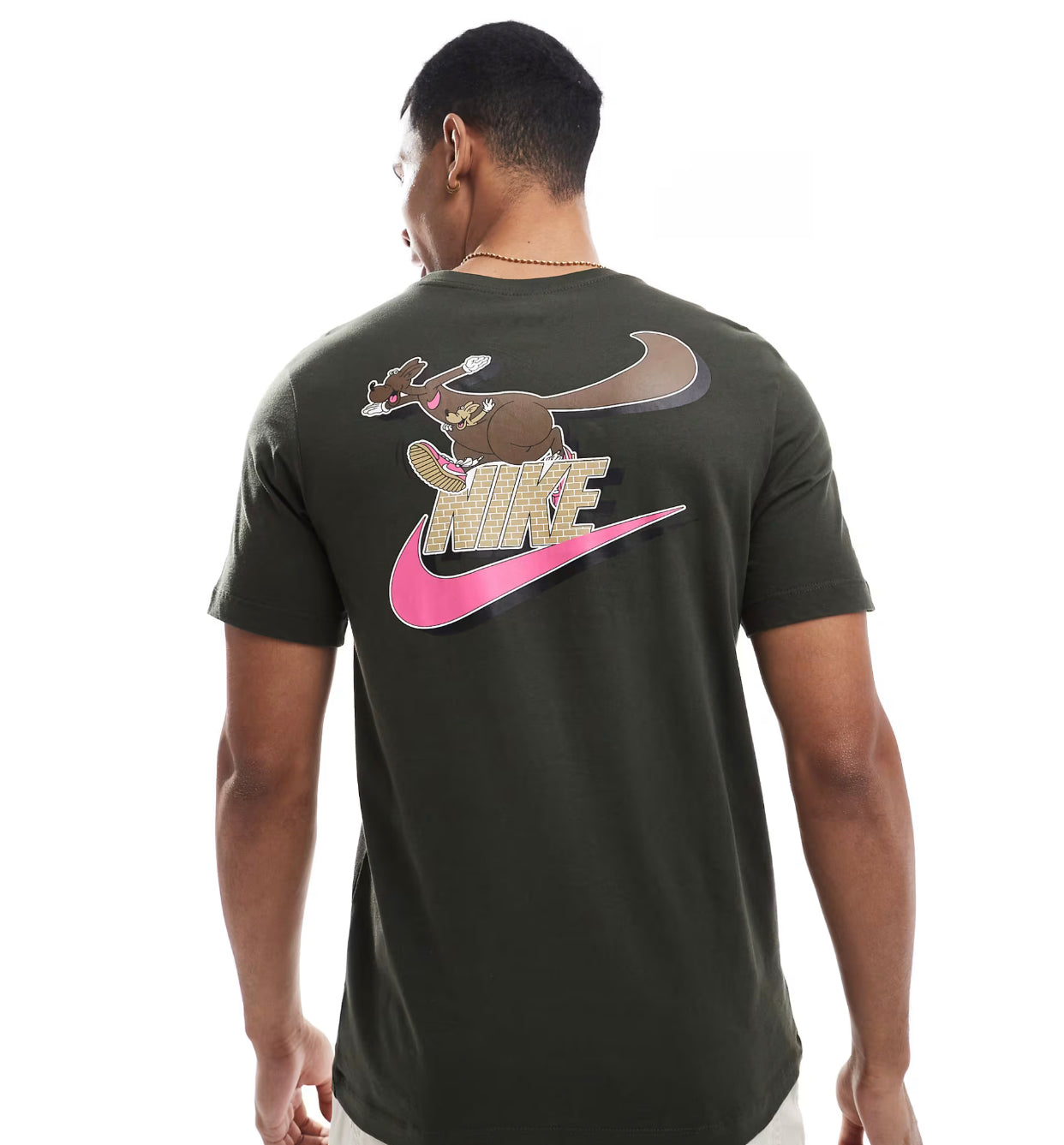 Nike Sportswear T-Shirt – Beaver Swoosh In stock shipping in 48 hours black High quality men's sleeveless windproof vest lightweight breathable quick-drying