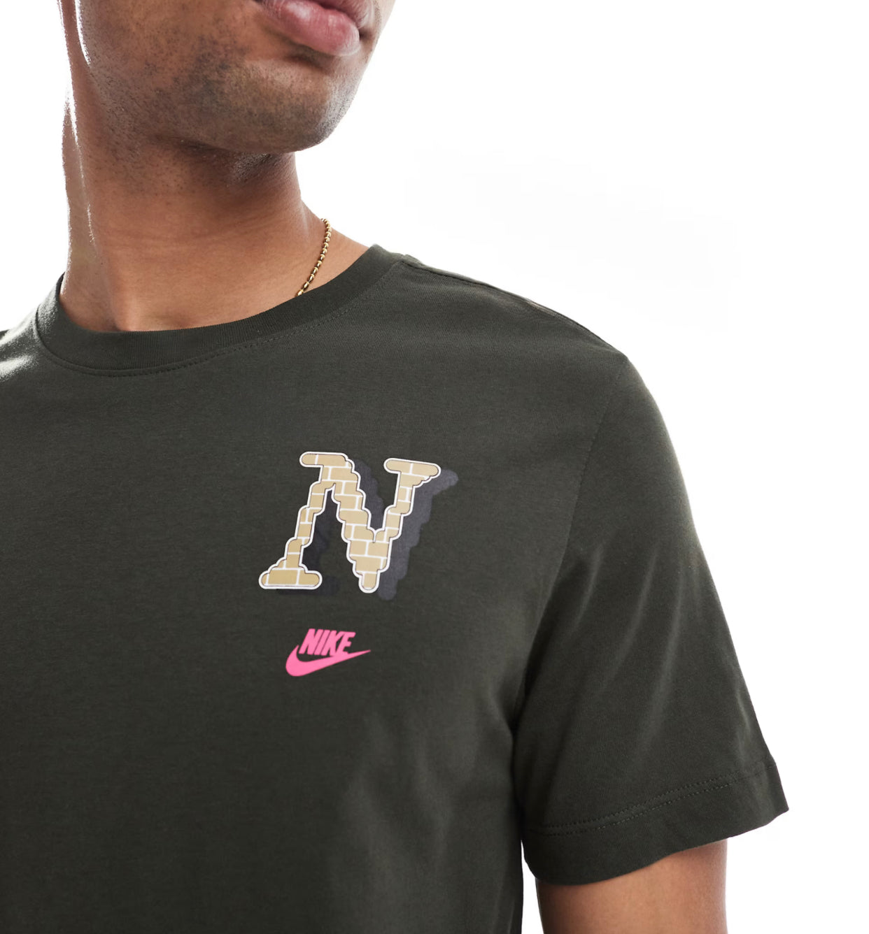 Nike Sportswear T-Shirt – Beaver Swoosh In stock shipping in 48 hours black High quality men's sleeveless windproof vest lightweight breathable quick-drying