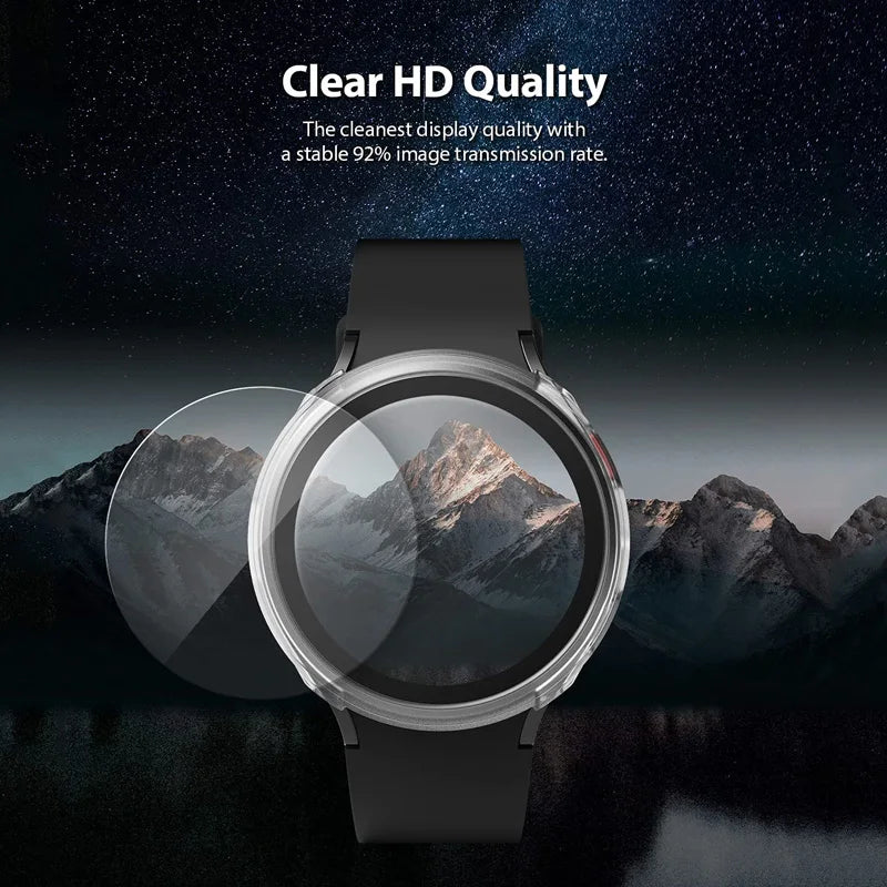 2Pcs For Casio GM-B2100 GM-2100 GA-2100 Smart Watch 2.5D Slim Clear / Anti Purple Light 9H Tempered Glass Screen Protector Film
