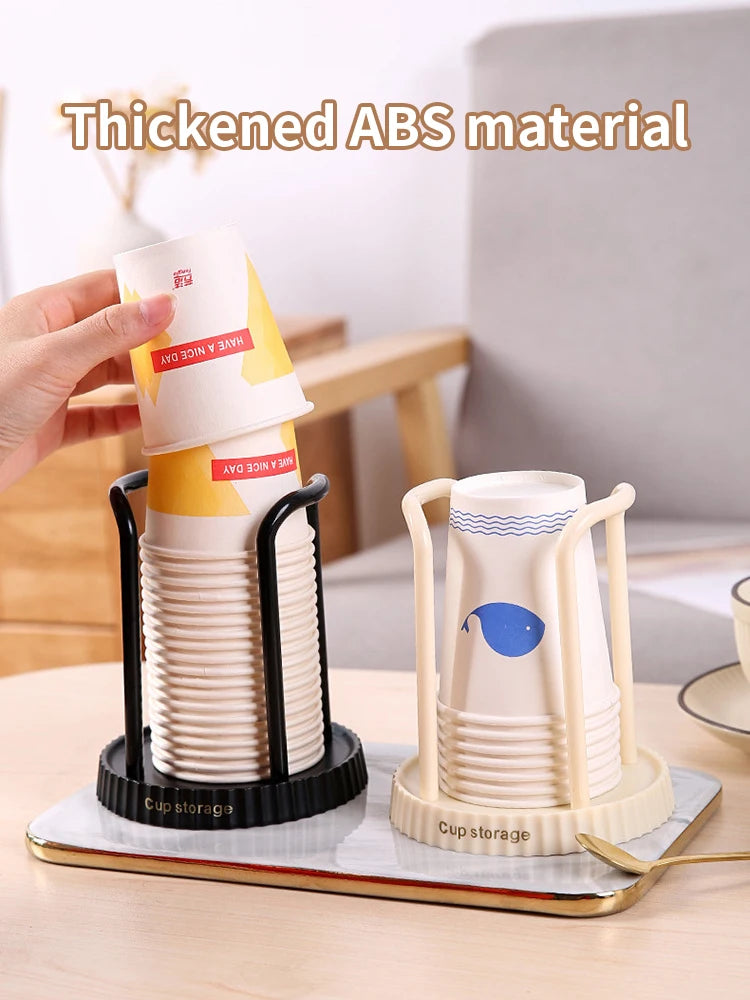 Household Disposable Paper Cup Holder, Desktop Paper Cup Storage Rack, Suitable For Living Room, Dining Room And Other Cup Taker
