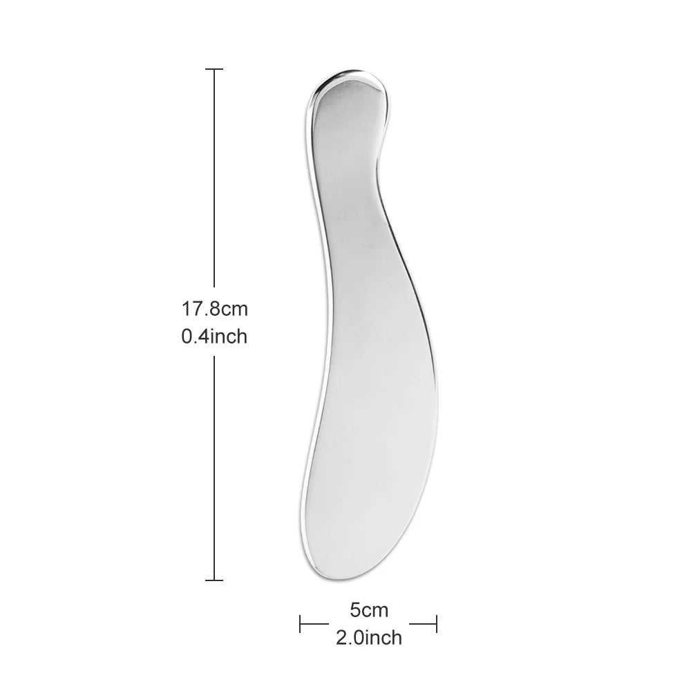 Gua Sha Board Guasha Massage for Face Stainless Steel Body Massager Facial Scraping Plate SPA  Guasha Scraper for Neck Back