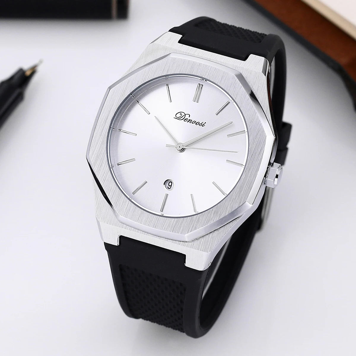 Simple leisure sports men's quartz watch Waterproof casual wristwatch for men