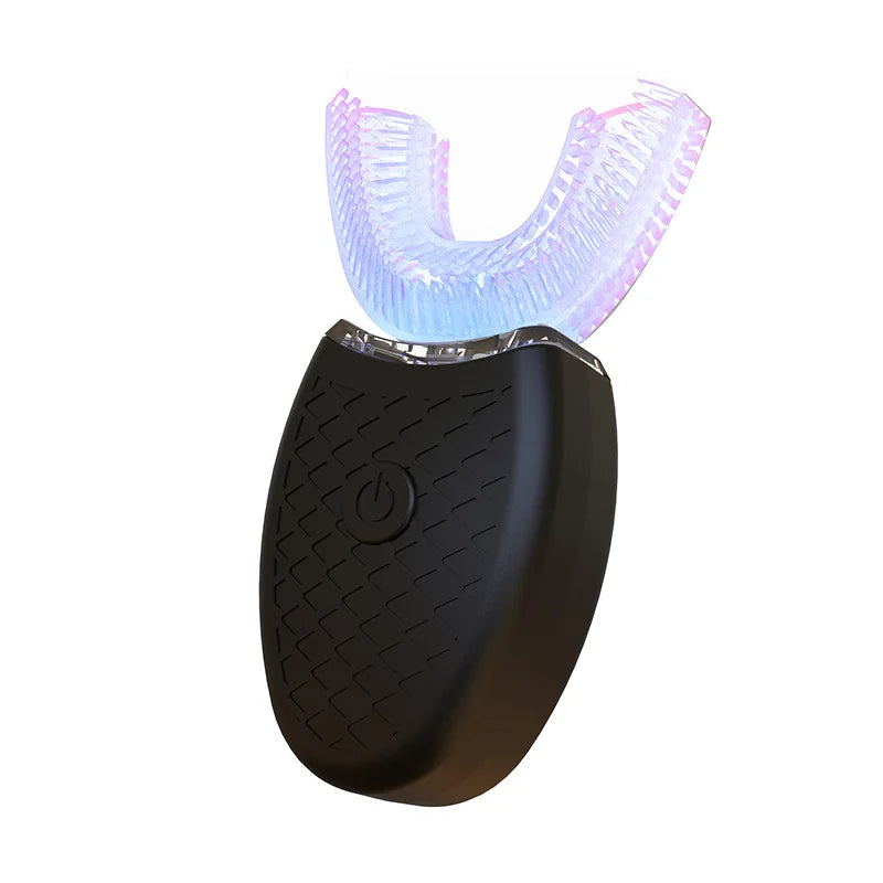 U Type Toothbrush Silicon Head Sonic Electric Toothbrush 360 Degrees Intelligent Automatic USB Charge Waterproof Teeth Whitening