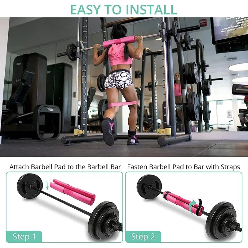 Fitness Sport Weight Lifting Barbell Pad Supports Squat Bar Pull Up Sports Gripper Cover Protection Solid Shoulder Pads Supplie