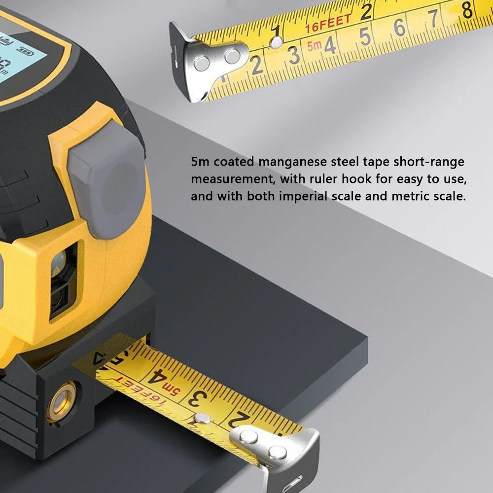 3In1 Laser Rangefinder Laser 40M / 60M Distance Meter Measuring Laser Tape Measure Digital Laser Rangefinder Scale Area Distance