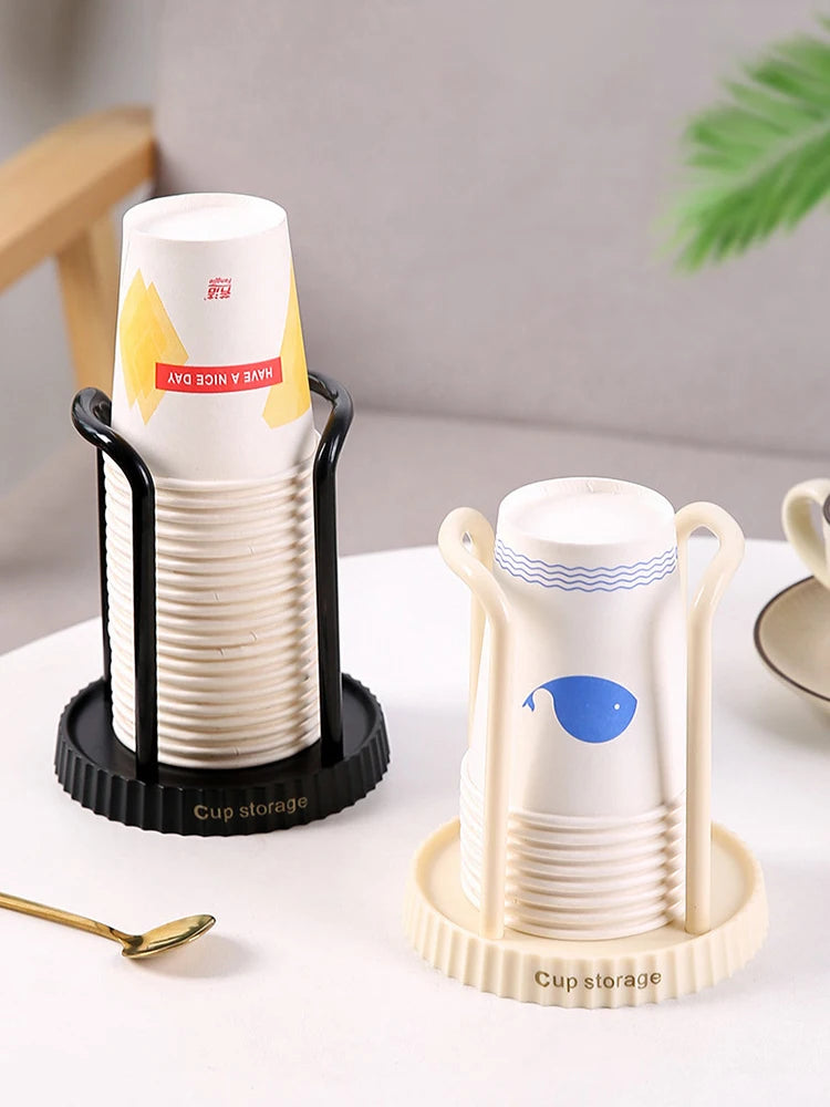 Household Disposable Paper Cup Holder, Desktop Paper Cup Storage Rack, Suitable For Living Room, Dining Room And Other Cup Taker