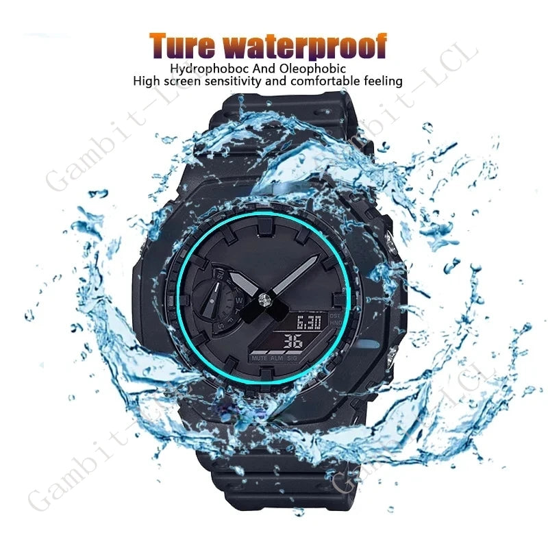 3PCS 9H Tempered Glass Screen Protector For Casio G Shock GA-2100 GA-2000 GA-2110 GM-2100 GMA-S2100 GA-2200 GA-B2100 GMA-S2100