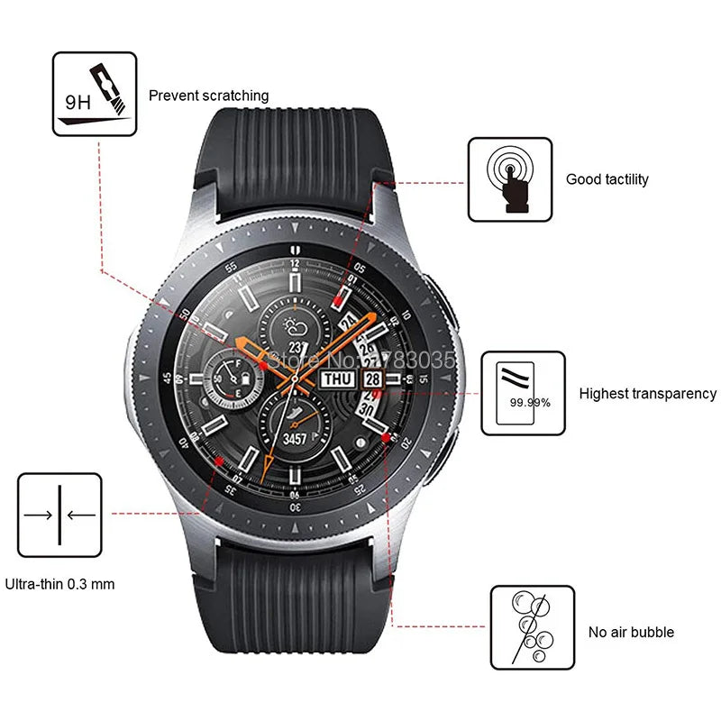 For Casio GA-2200 GA-2100 GA-2110 SmartWatch Ultra Slim Clear / Anti Purple Light 2.5D 9H Tempered Glass Film Screen Protector