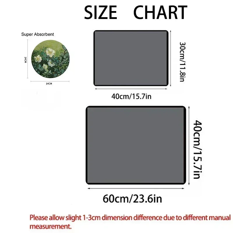 Bathroom Mats Diatomaceous Soft Mats Bathroom Quick Dry Water-absorbing Mats Toilet Non-slip Foot Mats Carpet Door Mats Bath Rug