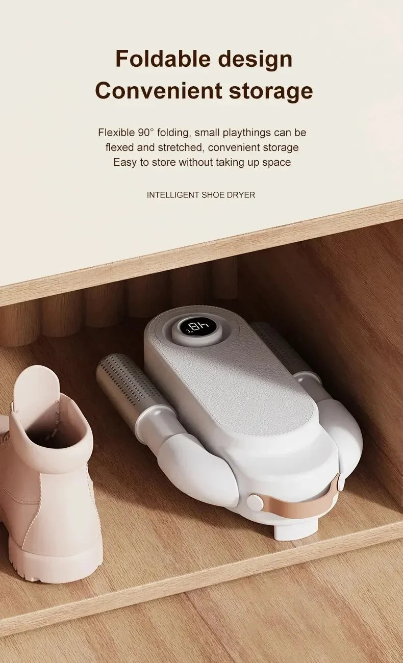 Electric Shoe Dryer Boot Warmer 42°C Shoe UV Foot Boot Dryer Eliminate Odor Fast Drying Boot Deodorizer Multifunction Sock Dryer