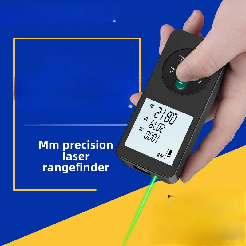 Handheld Laser Rangefinder with Green Red Infrared, Electronic Measuring Tool, High Precision Measuring Instrument