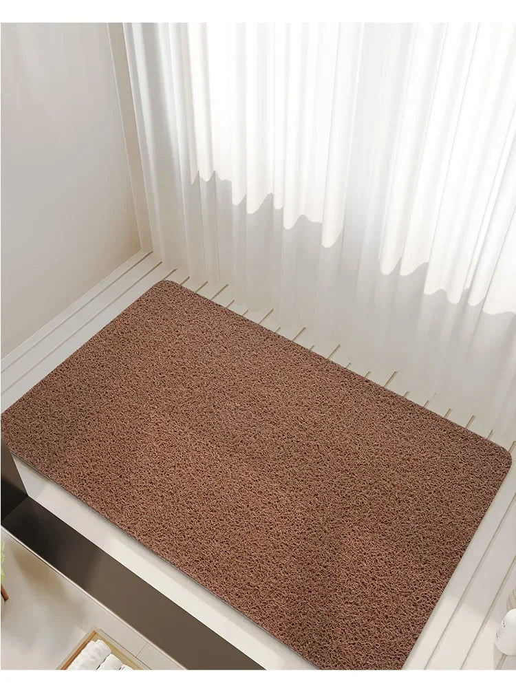 Bathroom Non-slip Mat Shower Room Bathing Foot Mat Wire Ring Toilet Floor Mat Household Waterproof Mat