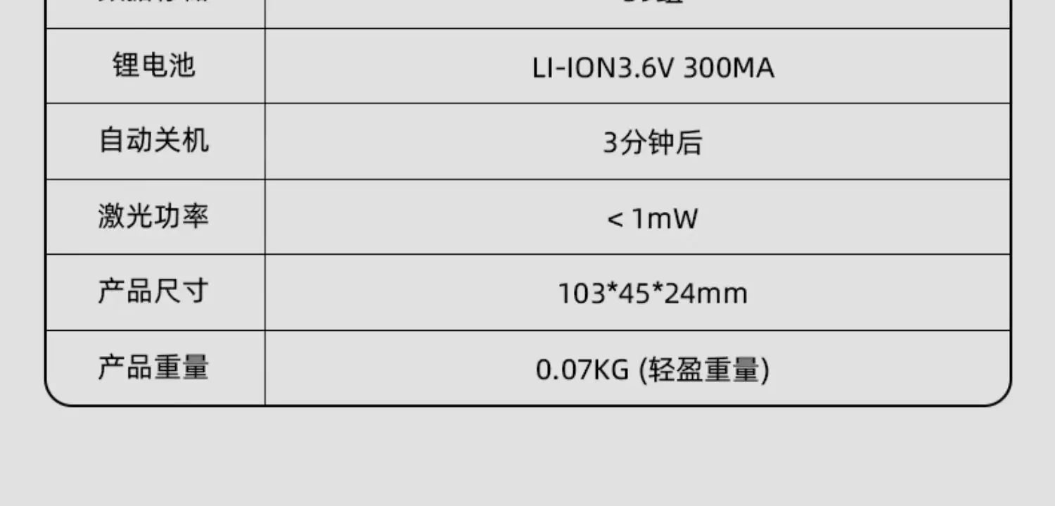 Handheld Laser Rangefinder with Green Red Infrared, Electronic Measuring Tool, High Precision Measuring Instrument
