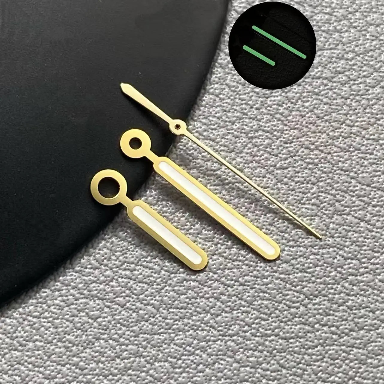 40mm NH35 Square Watch Case with Green Luminous Single Date Dial for Nautilus Style Watches Fit NH35 NH36 NH38 Movements