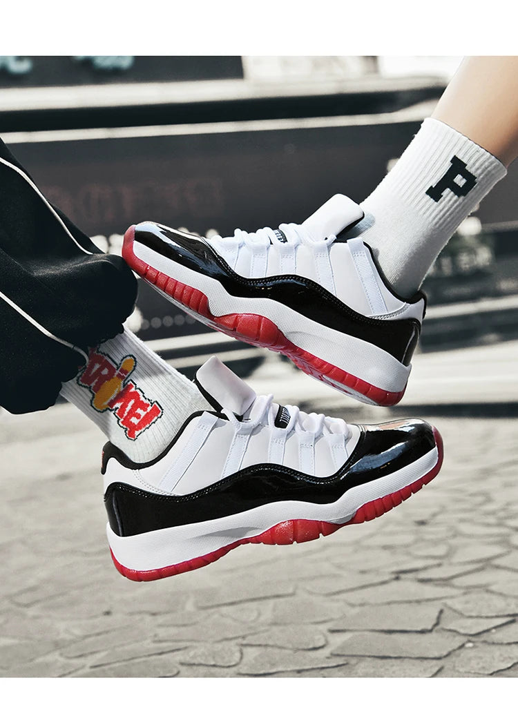 Shoes Men's Shoes Leather Retro Low-Top Basketball Trendy Shoes Men's and Women's Comfortable Casual Shoes Sports Shoes