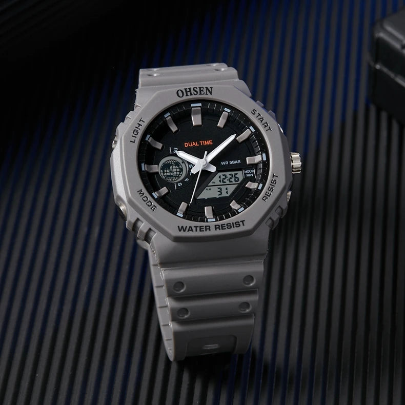 Digital Watch Military Waterproof Sport Quartz Men Watches Dual Time Black G style Fashion Tactical Electronic Wristwatch Clocks