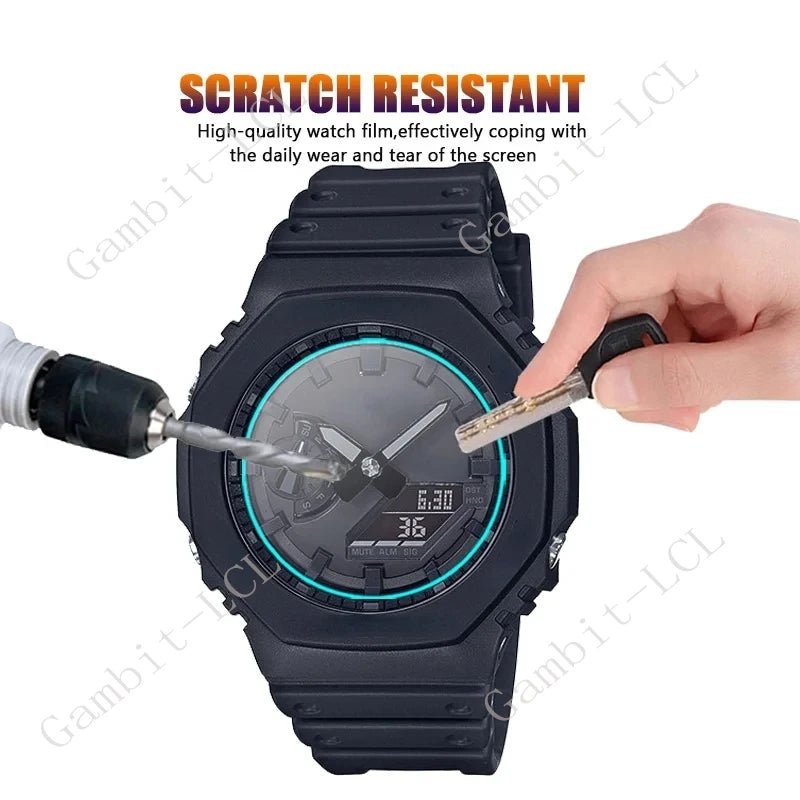 3PCS 9H Tempered Glass Screen Protector For Casio G Shock GA-2100 GA-2000 GA-2110 GM-2100 GMA-S2100 GA-2200 GA-B2100 GMA-S2100