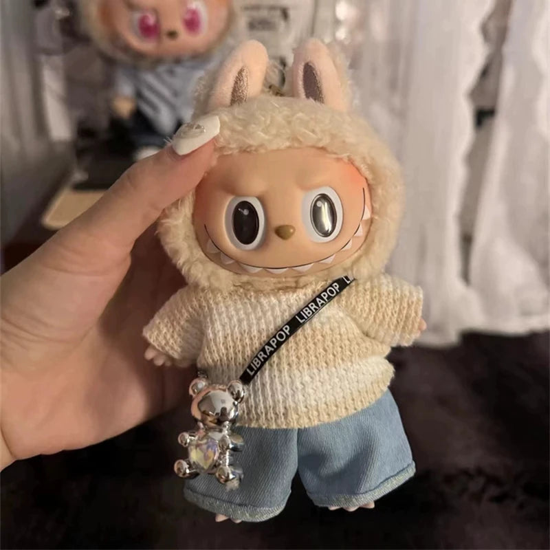 For Labubu Clothing Skirt Accessories V1 V2 V3 Doll Pendant Cute Personality Fashion Birthday Gift Children's Toys