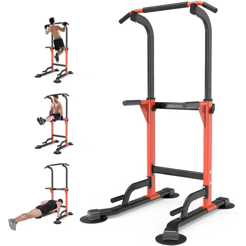 Authenticity guarantee.Dip Station - Home Gym Strength Training Pull-Ups Dip-Ups 330LbsUSA