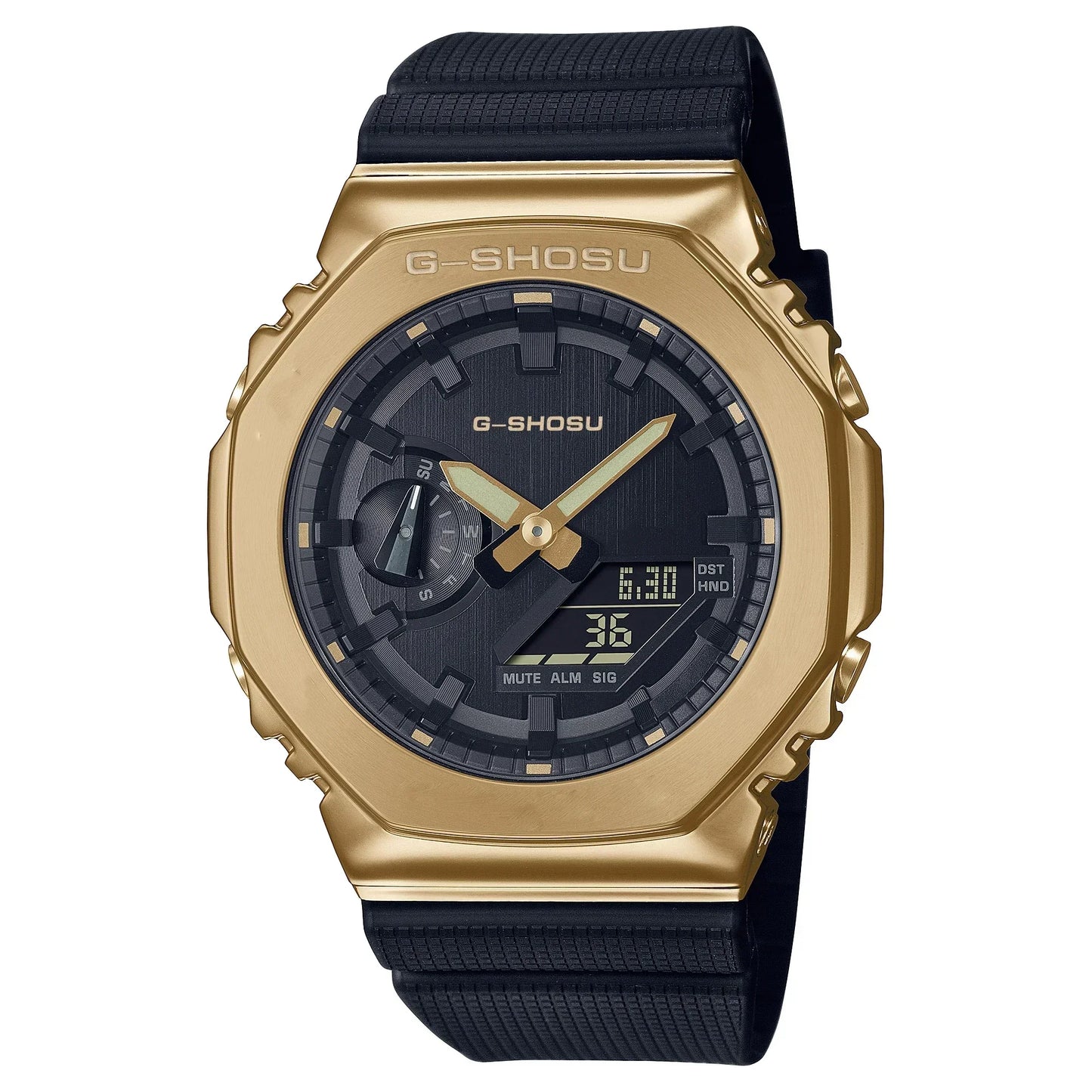 Sports Unisex Digital Electronic Watch Full Function World Time LED Dual Display Oak GM Series