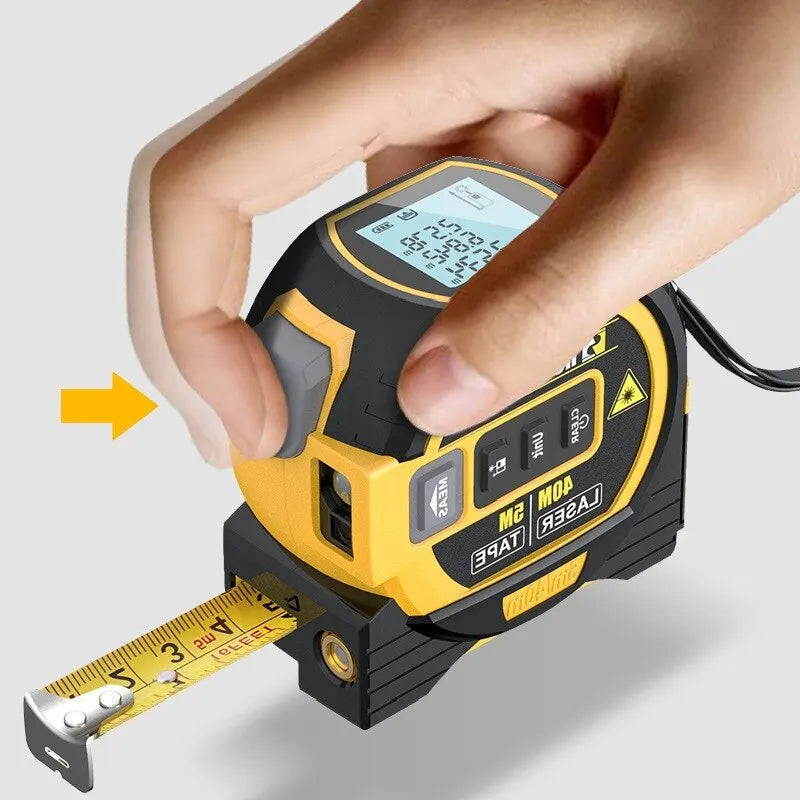 3 In 1 Laser Rangefinder 40 M / 60 M Distance Measurement With Backlit Display Rangefinder Scale Area / Distance Rechargeable