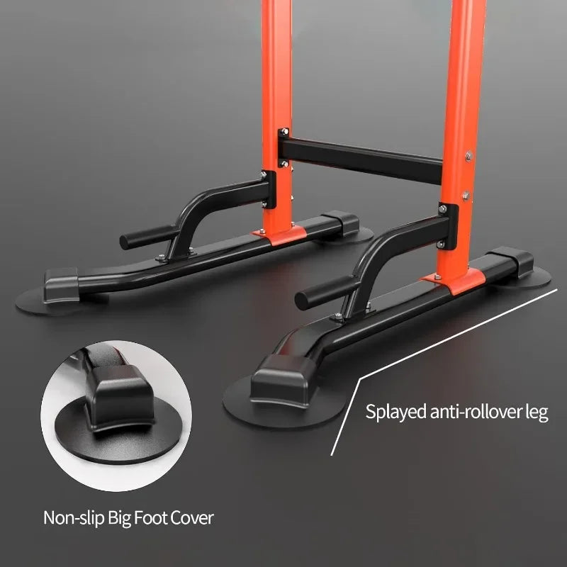 Authenticity guarantee.Dip Station - Home Gym Strength Training Pull-Ups Dip-Ups 330LbsUSA