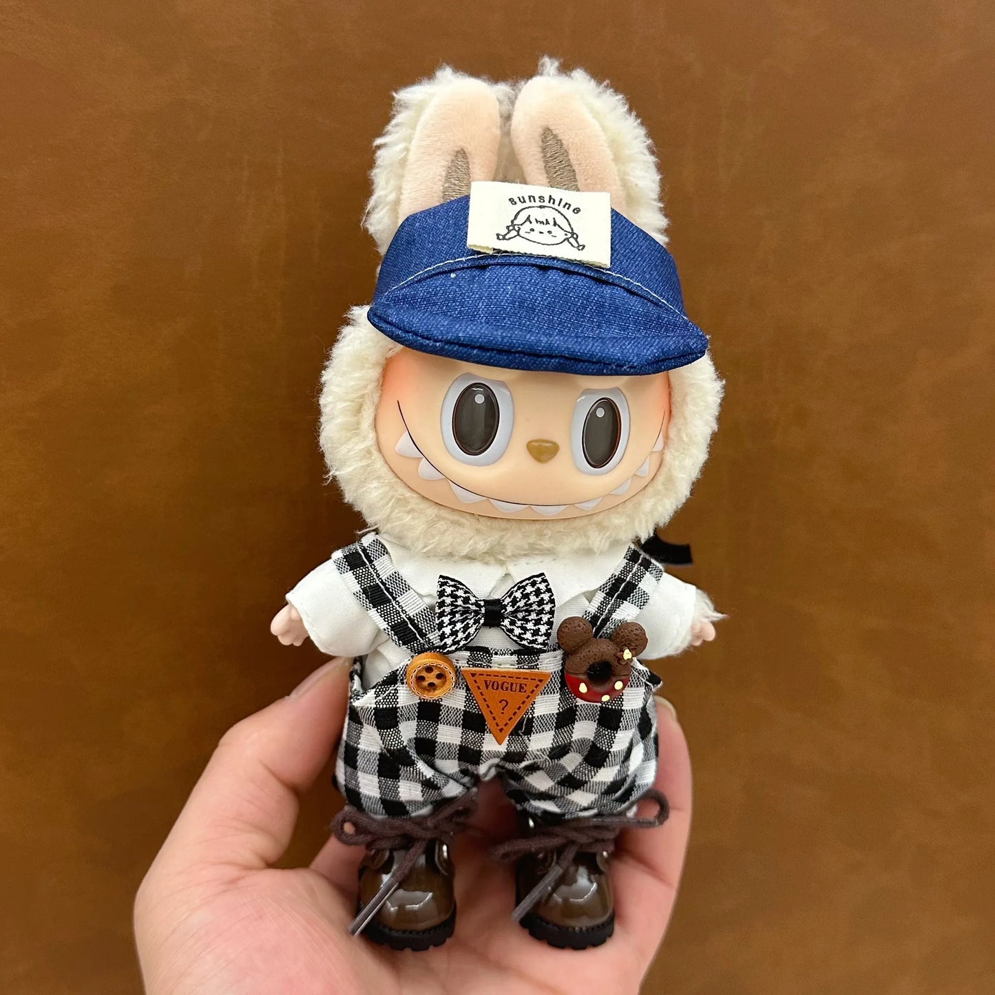 Doll Clothes For 15-17CM I II III Labubu Outfits Mini Plush Cotton Idol Doll Universal Clothing Sitting Party Accessories Gifts
