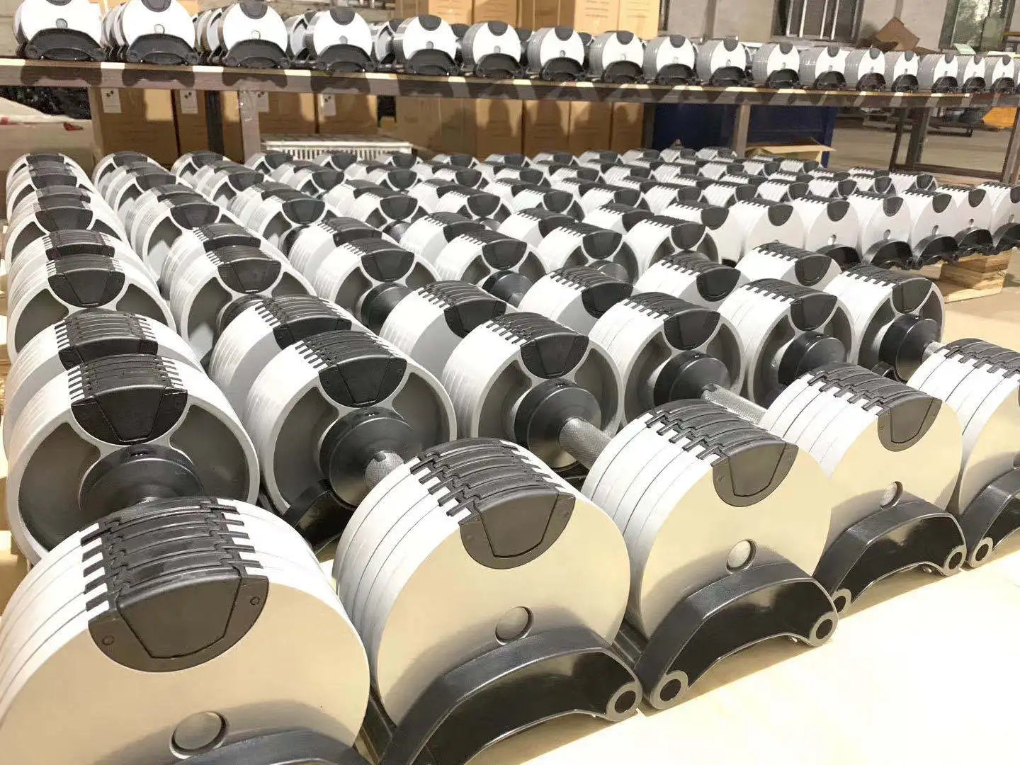 2024 New Arrivals Premium Quality 32kg 36kg 80lb 90lb 100lb 2kg Increments Adjustable Dumbbell with Bracket