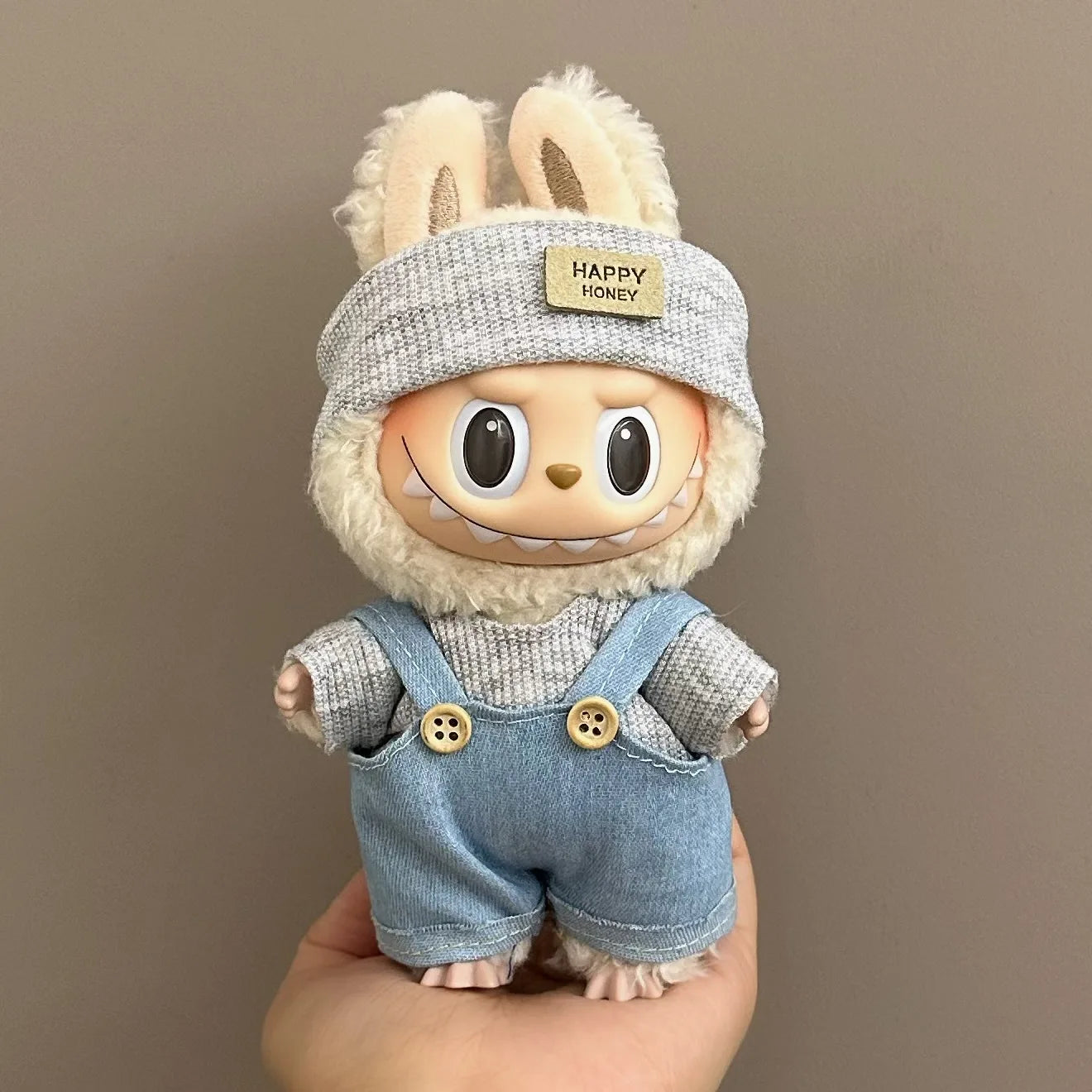 Doll Clothes For 15-17CM I II III Labubu Outfits Mini Plush Cotton Idol Doll Universal Clothing Sitting Party Accessories Gifts