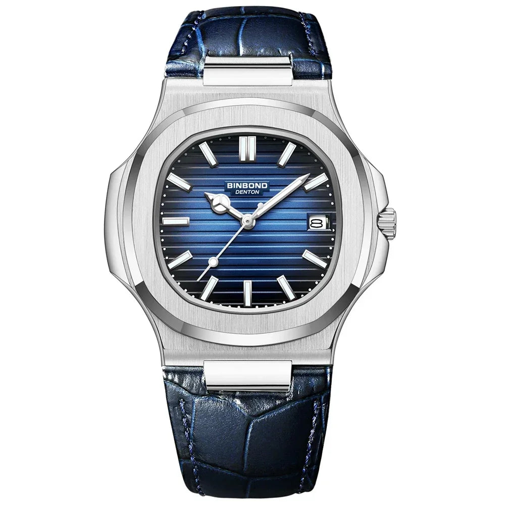 New Casual Business Movement Clock Men Luxury Watch Automatic Watches Mens Fashion Quartz Wristwatches Gifts Relogio Masculino