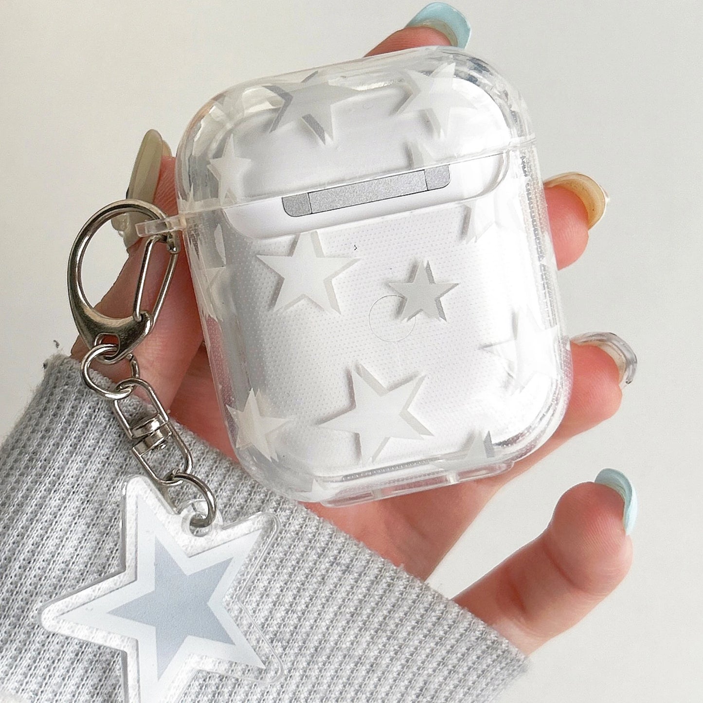 Wireless Bluetooth case for AirPods1/2 AirPods3 AirPods pro and pro2 tpu star pattern earphone cover
