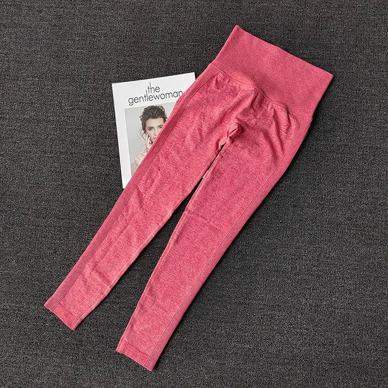 Women's High Waist Seamless Leggings Quick Dry Elastic Yoga Fitness Gym Jogging Pants Push up Leggings Sportswear