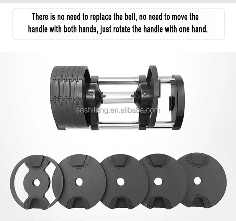 Cheap 24kg 36kg 40kg Adjustable Dumbbell Weight Lifting Dumbbells Gym Set 2kg Increments 32kg With Stand Trade  36kg 2kg 40 Lbs