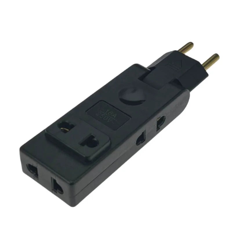 4 in 1 Wall Outlet Extension Eu Electrical Socket 180 Degree Plug Adapter Canada Mexico Travel Aadapter Portable Power Converter