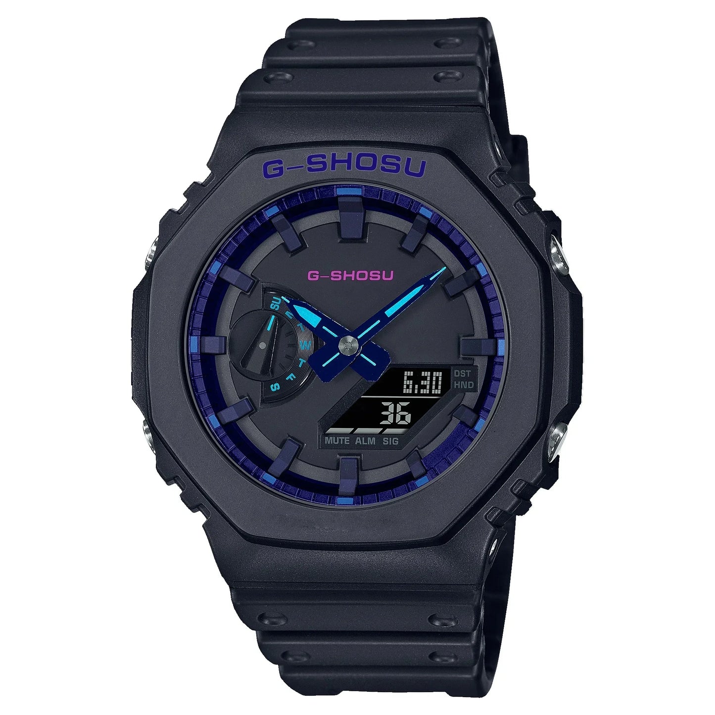 Men's Electronic Digital Sports Watch Full Function LED Dual Display Large Dial DIY Limited Series World Time