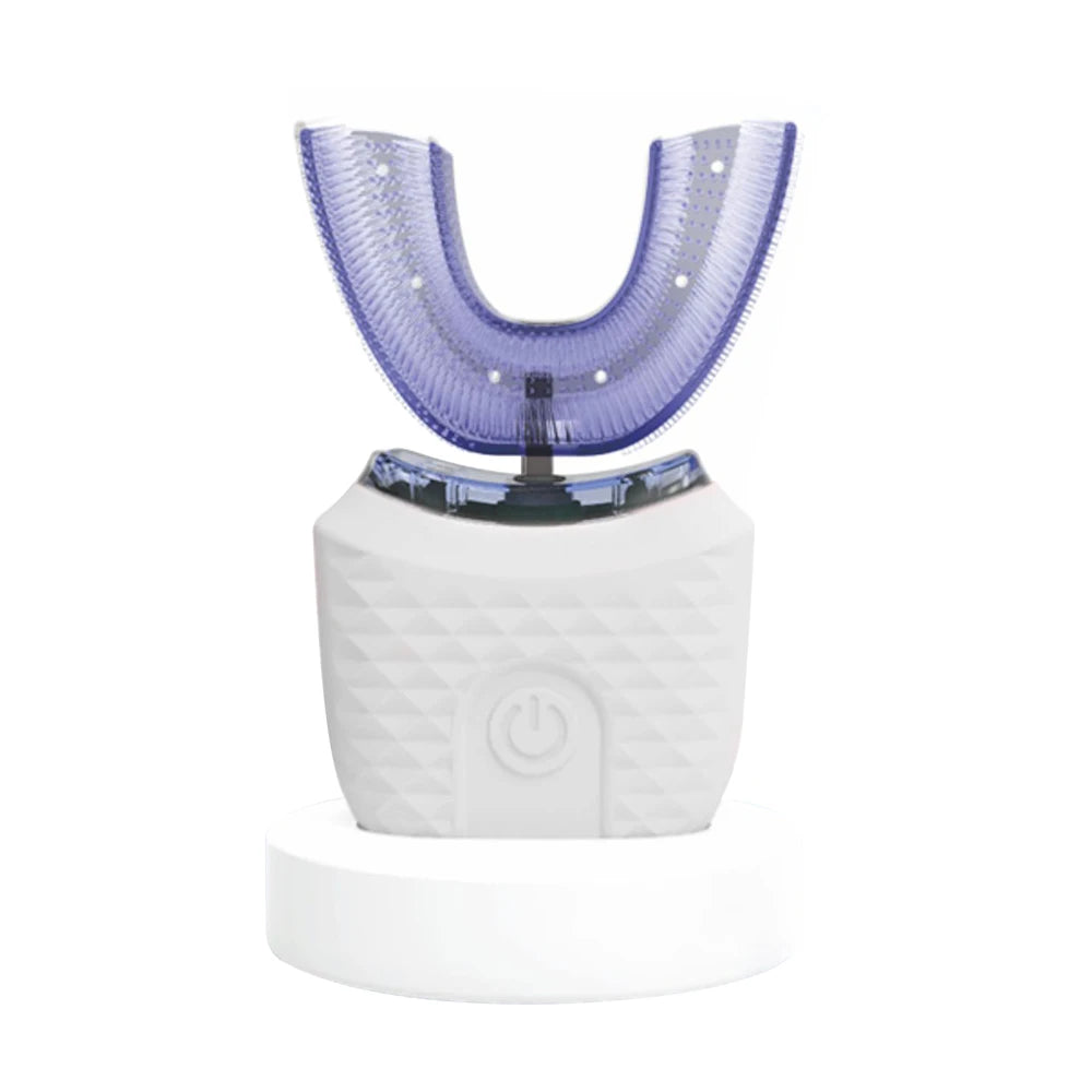 Ultrasonic Electric Toothbrush U-shaped Adult Automatic Toothbrush 360° Full Mouth Whitening Wireless Charging Waterproof Brush