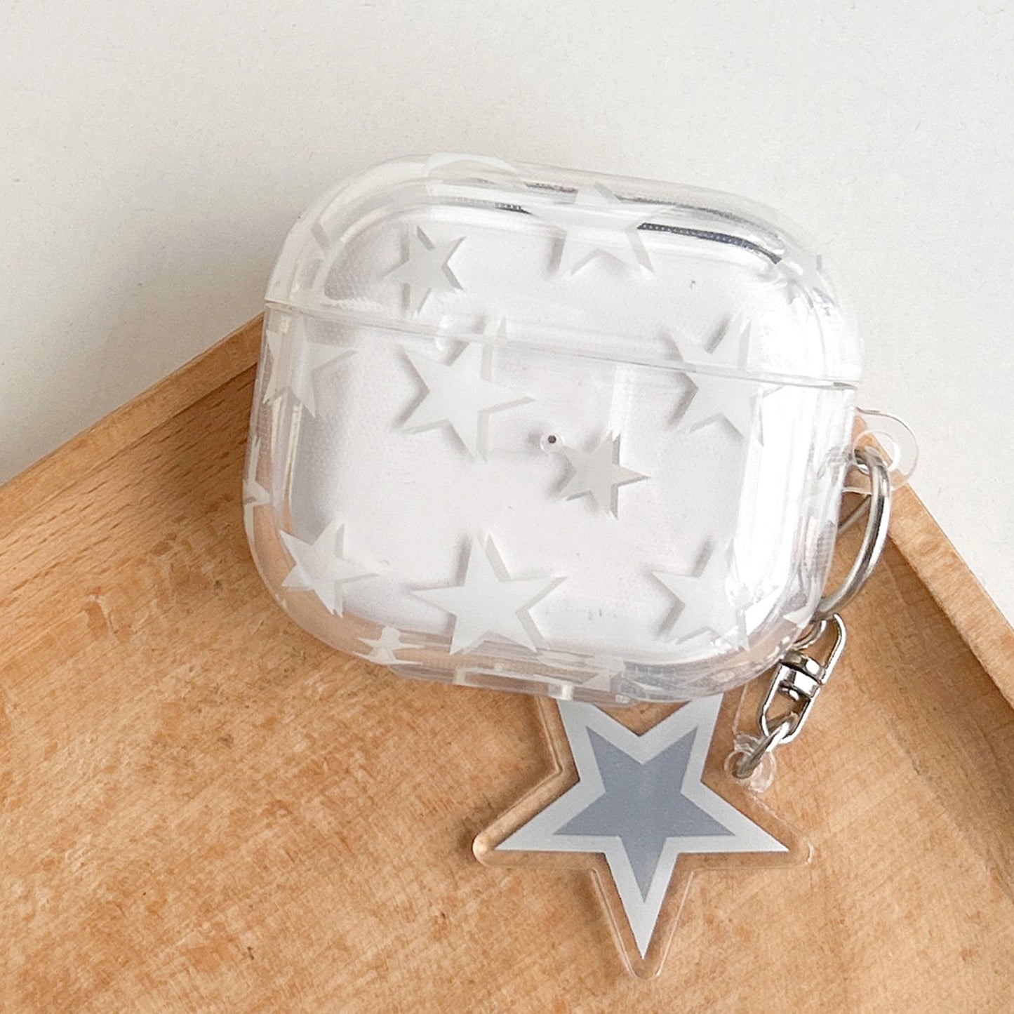 Wireless Bluetooth case for AirPods1/2 AirPods3 AirPods pro and pro2 tpu star pattern earphone cover