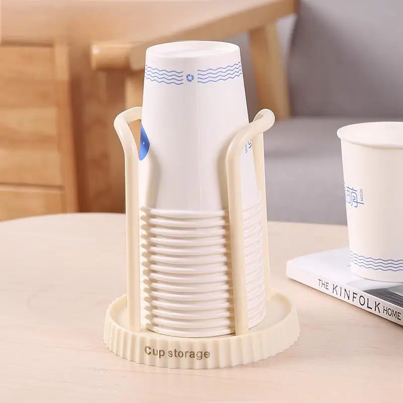 Household Disposable Paper Cup Holder, Desktop Paper Cup Storage Rack, Suitable For Living Room, Dining Room And Other Cup Taker