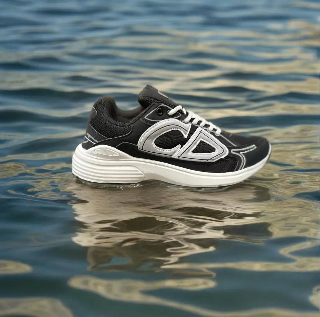 Men Running Shoes 2025 New Casual Mesh Breathable Lace-Up Sport Shoes Male Fashion Lightweight Non-Slip b30 Walking Shoes