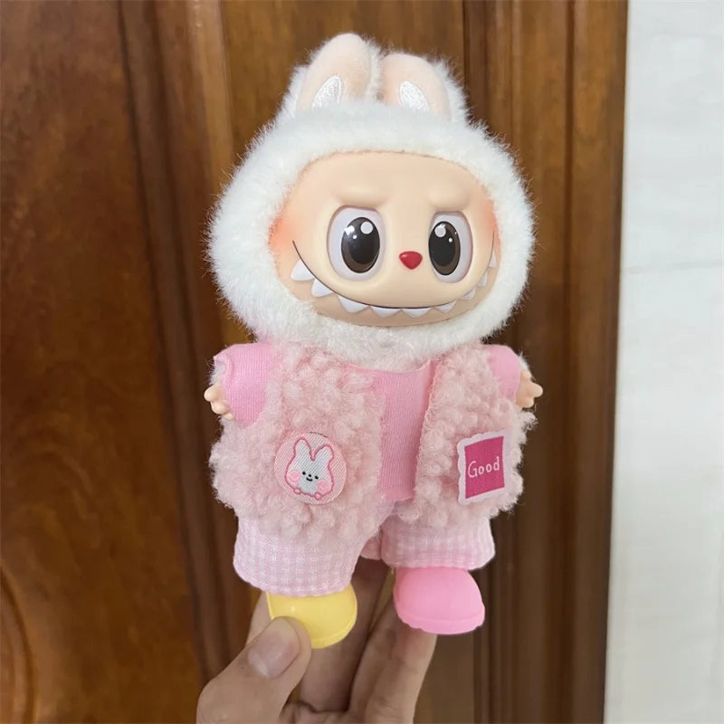 For 15-17cm Labubu V1 V2 Multi-style Clothes Accessories Diy Clothes Gift