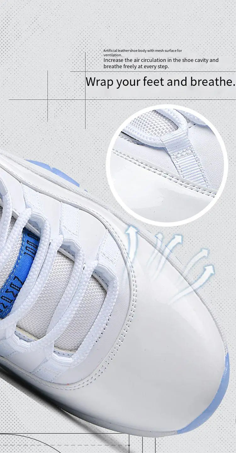 Shoes Men's Shoes Leather Retro Low-Top Basketball Trendy Shoes Men's and Women's Comfortable Casual Shoes Sports Shoes