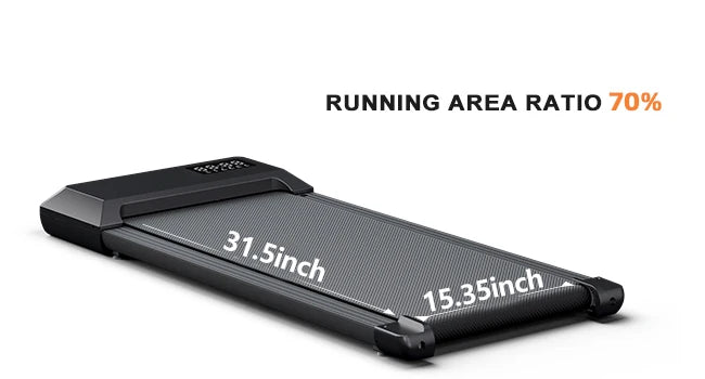 2in1 Walking Pad Mini Treadmill Portable for Home&Office Under Desk LCD Screen Max 250lbs Quiet Treadmills Exercise Machine