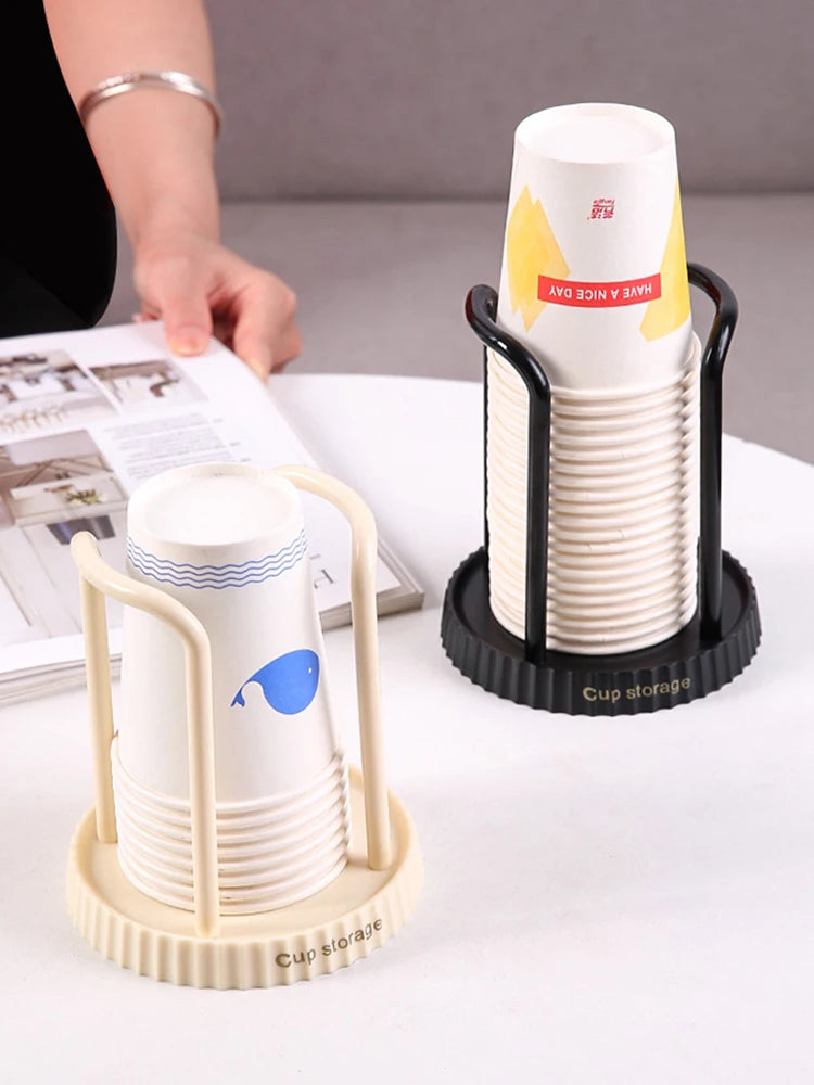 Household Disposable Paper Cup Holder, Desktop Paper Cup Storage Rack, Suitable For Living Room, Dining Room And Other Cup Taker