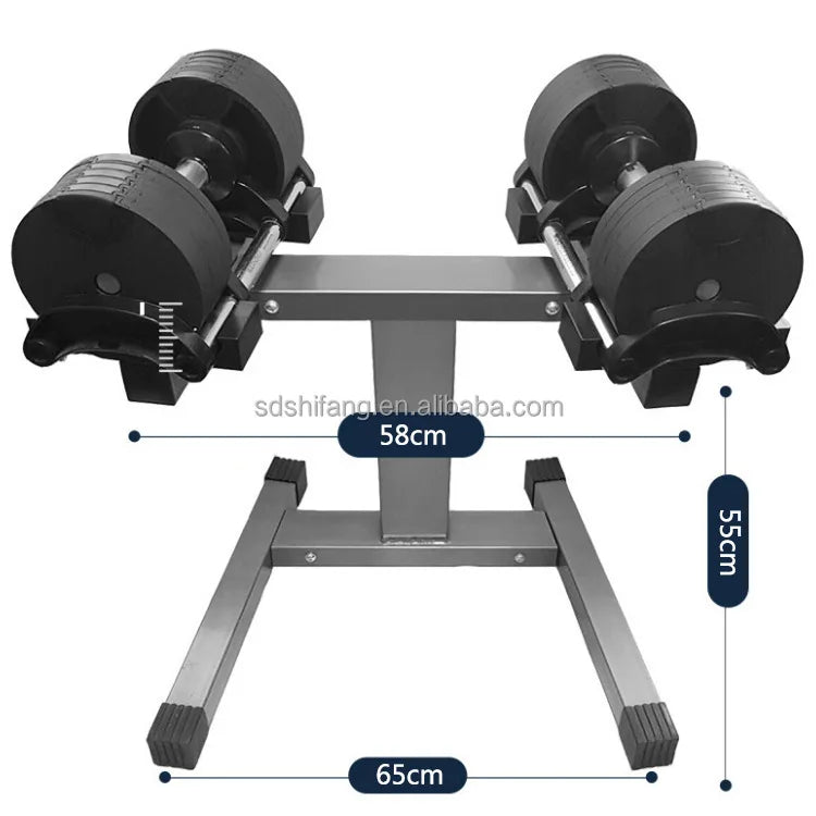 Cheap 24kg 36kg 40kg Adjustable Dumbbell Weight Lifting Dumbbells Gym Set 2kg Increments 32kg With Stand Trade  36kg 2kg 40 Lbs