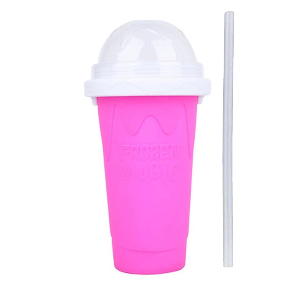 300mlSmoothie Cup PortableDouble LayerSmoothie MachineCan Make Milkshakes Juices Ice Cream Etc Great for Kids/friends and Family