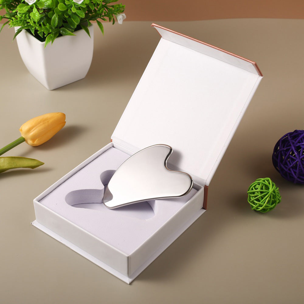 Gua Sha Board Guasha Massage for Face Stainless Steel Body Massager Facial Scraping Plate SPA  Guasha Scraper for Neck Back
